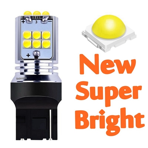 1Pcs T20 7440 W21W WY21W Super Bright 1800Lm LED Auto Backup Reverse Lamp Turn Signal Car Tail Brake Bulb Daytime Running Lights ► Photo 1/6