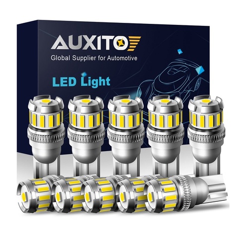 10X W5W LED T10 LED Bulbs Canbus For Mercedes Volkswagen Car Parking Position Lights Interior Map Dome Lights 12V White 6500K ► Photo 1/6