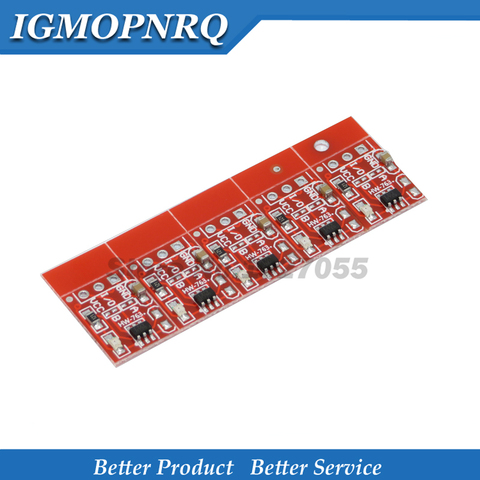 50PCS TTP223 Touch button Module Capacitor type Single Channel Self Locking Touch switch sensor RED ► Photo 1/1