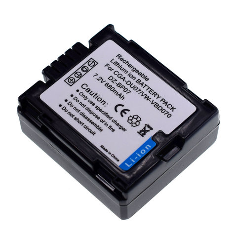 CGA-DU07 CGR-DU06 Battery for Panasonic VDR-D100 D105 D150 D158 D160 D200 D210 ► Photo 1/6