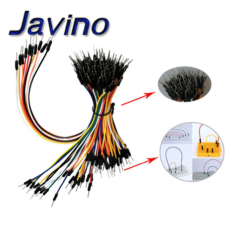 65pcs/sets Male to Male Flexible Breadboard Line Jumper Cable Wires  Bread board lines Connecting line Loaf ligation kit diy ► Photo 1/6