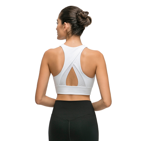 Nylon Sports Bras Tops, Mesh Fitness Yoga Bra, Shinbene Sports Bra