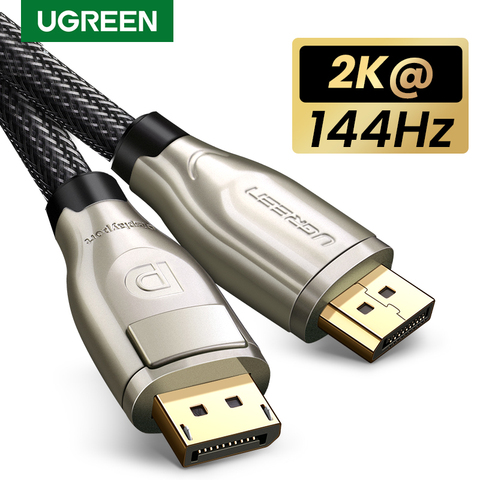 Ugreen Cable 144Hz Port Cable 1.2 4K 60Hz For HDTV Graphics Card Projector DisplayPort to DisplayPort Cable - Price history & Review | AliExpress Seller - Ugreen Official Store | Alitools.io