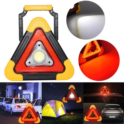 Multi Function cob emergency sign, LED lamp, emergency lamp, Triangle emergency sign, warning sign ► Photo 1/6