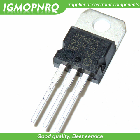 10pcs/lot P75NF75 STP75NF75 FET 75NF75 motor controller DIP TO-220 new original ► Photo 1/1