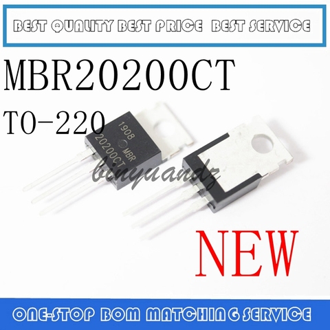10PCS/LOT MBR20220CT MBR 20220CT TO-220 NEW ► Photo 1/1