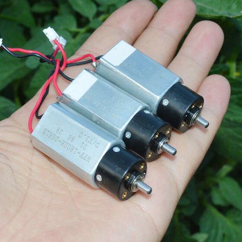 DC 1.5V-5V 3V 3.7V 2160RPM Micro Mini Electric 180 Planetary Gear Motor Gearbox Reduction High Torque Mute Reduction Ratio 1:6 ► Photo 1/5