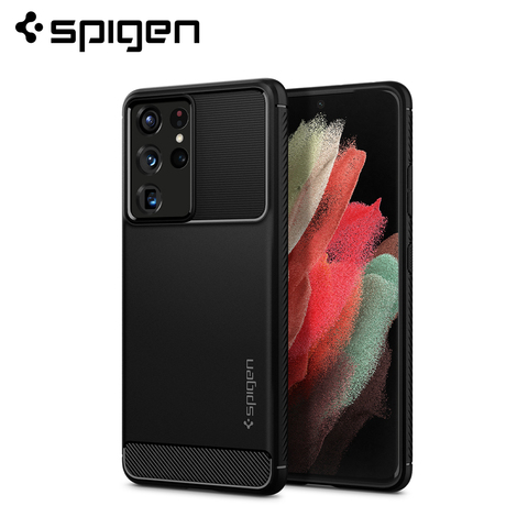Spigen Rugged Armor Case for Samsung Galaxy S21 Ultra (6.8