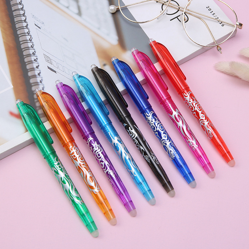 8 Pc/Set Erasable Pen 8 Colors Ink  Gel Pen of Styles Rainbow Creative Drawing S 