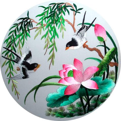 diy  100% silk thread  Embroidery kit / Suzhou Classical Embroidery Chinese traditional art of embroidery/Cross Stitch Kits ► Photo 1/3