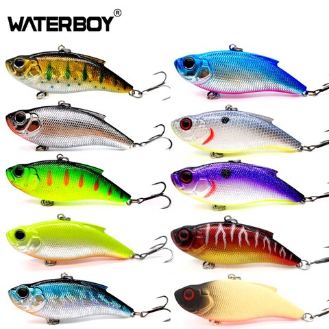 WATERBOY VIB Lure Hard Artificial Fishing Vibe Bait 7.5cm16.5g Sinking Long Shot Crankabit Wobbler Isca Artificial Pesca ► Photo 1/6