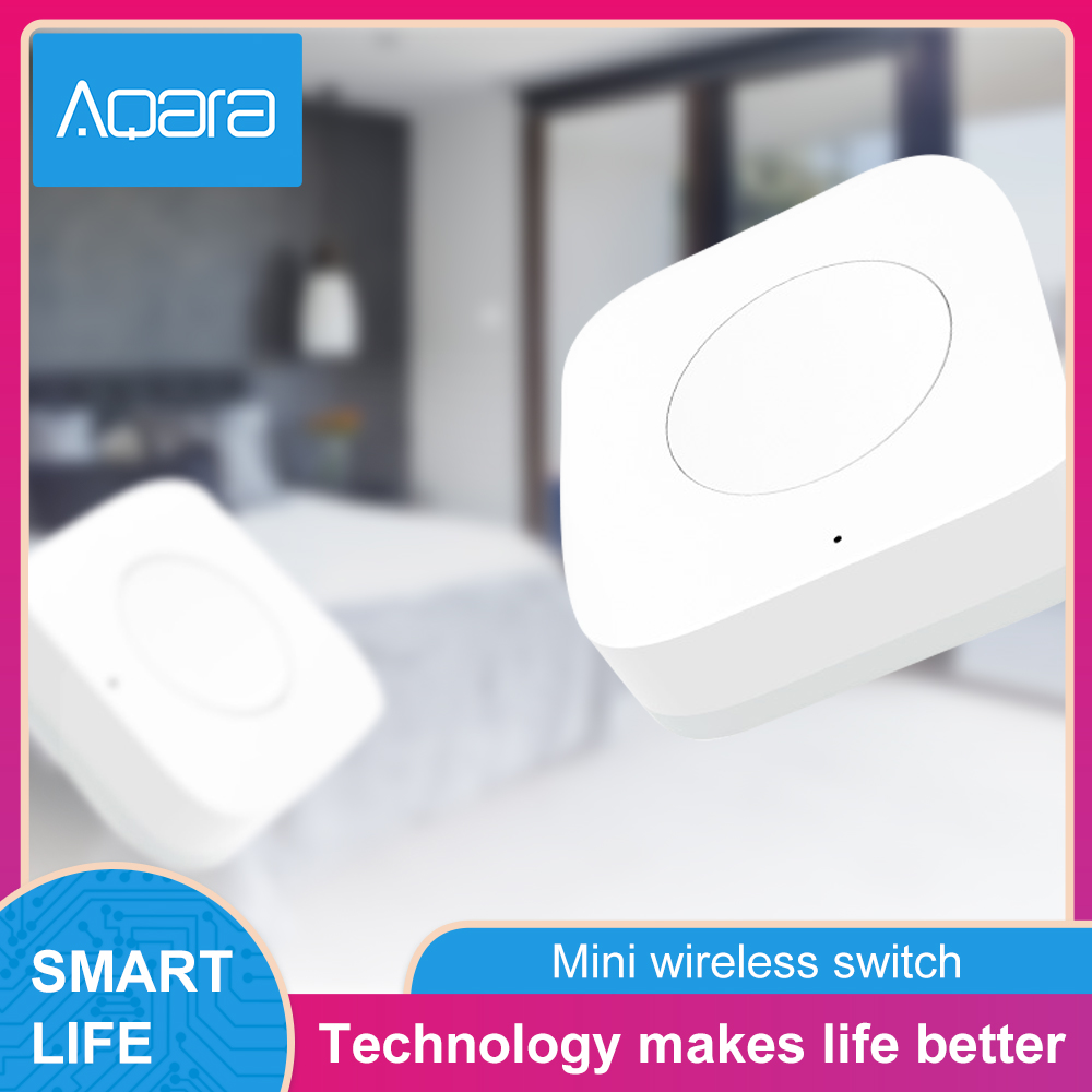 Aqara Wireless Mini Switch Zigbee Connection Versatile 3-way Control Button for 