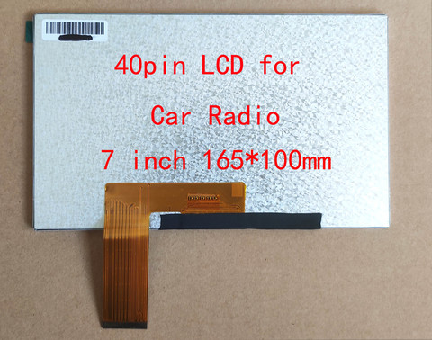 7inch 40pin LCD Car Navigation Universal  LCD 40pin 1024*600 NEW  165*100mm*3.5mm  thin For  Car Radio ► Photo 1/2