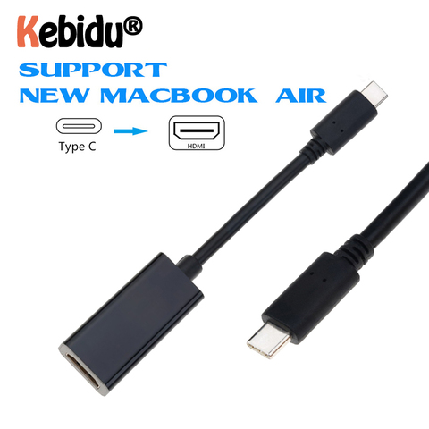 USB C To HDMI Adapter 4K 30Hz Type C 3.1 Male To HDMI Female Cable Adapter Converter For S9/8 Plus LG G8 New ► Photo 1/6
