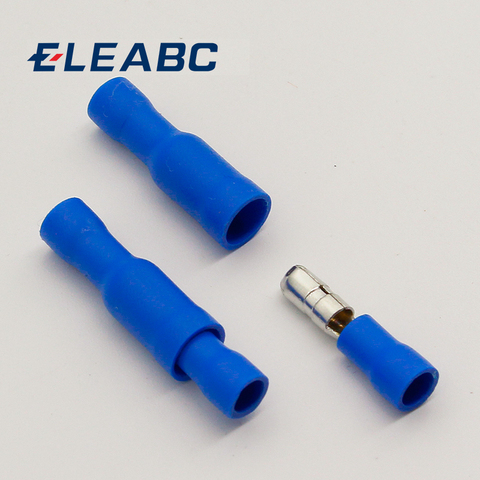 Hot 50 X Blue Male Female Bullet Connector Crimp Terminals Wiring  ► Photo 1/4