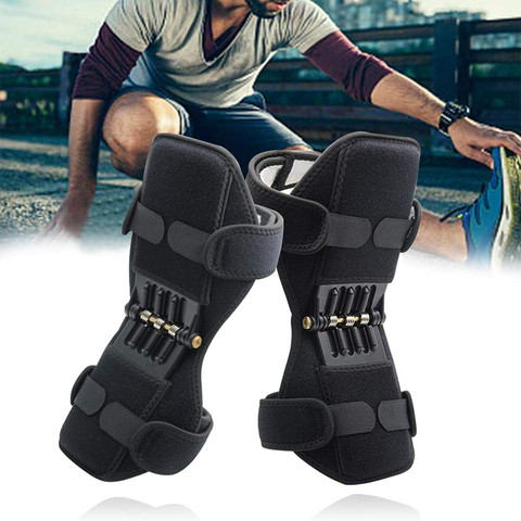 Knee Boost Joint Support Knee Pads Knee Patella Strap Power Lifts Spring Force Knee Protection Powerful Support Powerlifts ► Photo 1/6