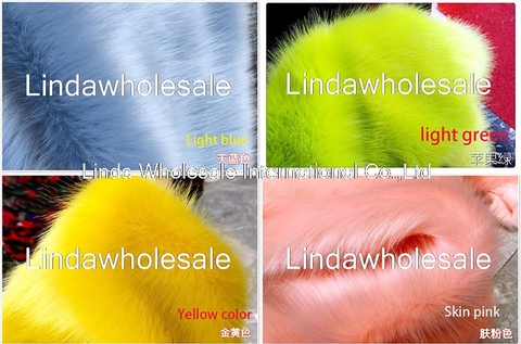 Quality pile 3-3.5cm plush fox fur,felt cloth,faux fur fabric, Carpet Decoration Materials,160cmX45cm(half yard)/pcs ► Photo 1/6