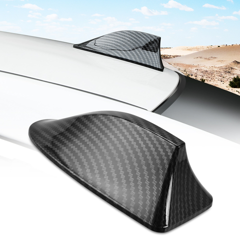 Car Carbon Fiber Shark Fin Antenna for Ford Fusion EcoSport Kuga Mondeo mk2 mk3 mk4 mk5 mk7 fiesta FOCUS 2 3 4 5 ► Photo 1/6