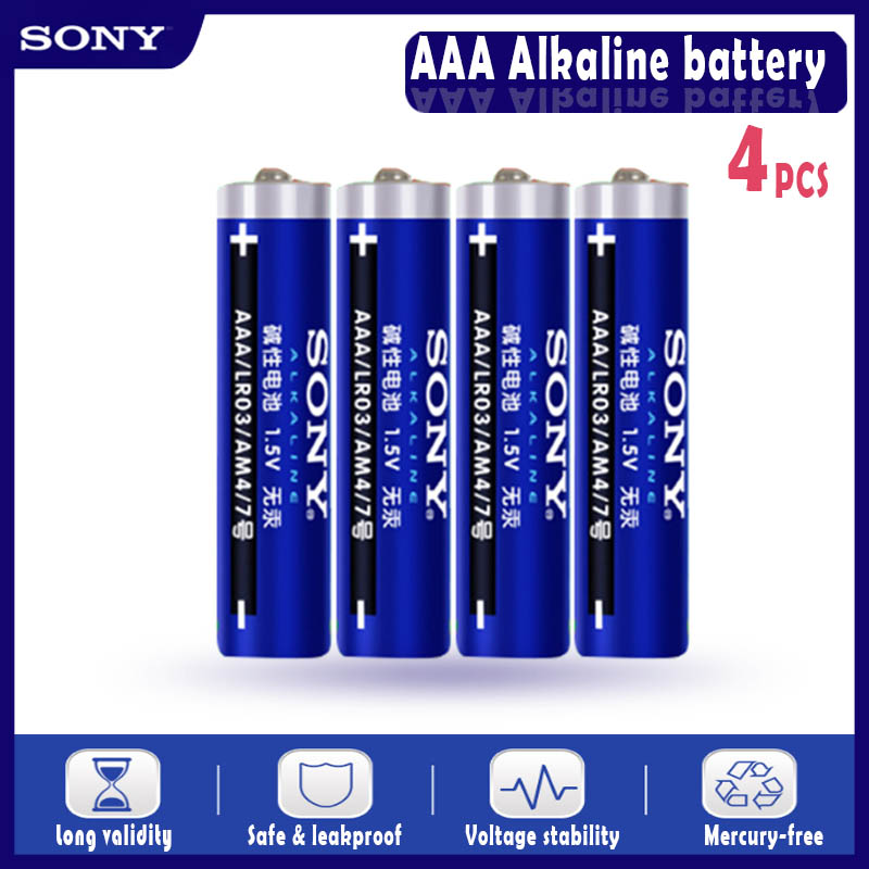 Price History Review On 4pcs Original Sony 1 5v a Alkaline Battery Lr03 Am4 For Electric Toothbrush Toy Flashlight Mouse Clock Dry Primary Battery Aliexpress Seller Zhisheng Battery Store