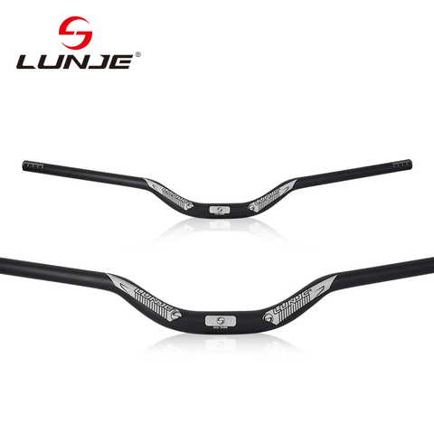 LUNJE 31.8mm*720mm/780mm MTB Handlebar Racing Bike Rise Handlebar Aluminum alloy Bicycle Handlebar Bent Bar Road Bike Handlebar ► Photo 1/6