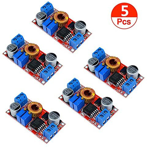 5pcs XL4015 E1 5A DC to DC CC CV Lithium Battery Step Down Charging Board Led Power Converter Charger Step Down Module ► Photo 1/5