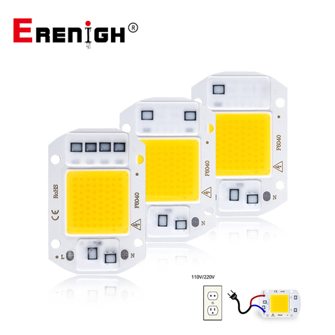 High Power COB LED Chip AC 220V 110V 50W 30W 20W Diode LED COB Chip Rectangular Matrix DIY Spotlight Flood Light Not Need Driver ► Photo 1/6