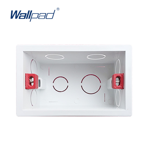 Mounting Box for 118*72mm Wall Switch and Socket Wallpad Cassette Universal White Wall Back Junction Box ► Photo 1/5