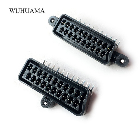 21 PINS Right Angle Type Scart Female Socket connector jack Female PCB Mount 21 PIN SCART ► Photo 1/6