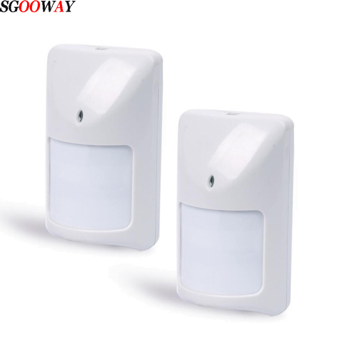 Sgooway Wired PIR sensor wired infrared detector wired motion sensor work with all alarm system ► Photo 1/6