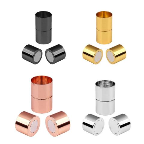 XINYAO 10pcs Gold Color Magnetic Clasps Fit 3 4 5 6 7 8 10 12 14 mm Leather Cord Bracelet Connectors For DIY Jewelry Making F773 ► Photo 1/5