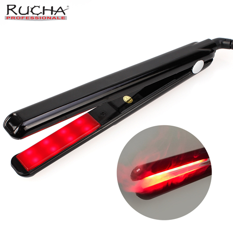 RUCHA Ultrasonic Infrared Hair Care Iron Keratin Treatment Warm Iron Recovers the Damaged with Adjustable Upgraded LCD Display ► Photo 1/6