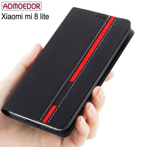 xiaomi mi 8 lite Case Leather flip cover for xiaomi redmi note 5 5a 6 7 9s 8 8A 9a 9c 8T 9 K20 K30 pro back cases Wallet Stand ► Photo 1/6