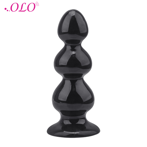 OLO Couple Toys Butt Plugs Anal Plug Big Anal Beads Huge Size Prostate Massager Anus Stimulator Sex Toys For Man Woman ► Photo 1/6