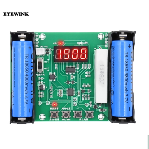 XH-M240 18650 lithium battery Capacity tester maH mwH digital discharge electronic load battery monitor ► Photo 1/3