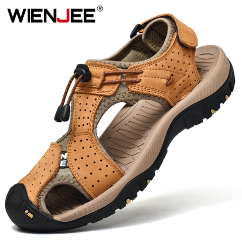 2022 New Men Summer Sandals Comfortable Casual Shoes Plus-sized Flats High Quality Beach Sandals Men Sandalias Hombre ► Photo 1/6