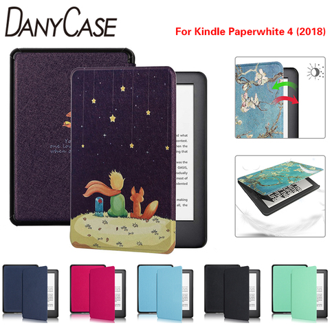 2022 kindle Paperwhite 4 Case For Funda Kindle Paperwhite 10th Generation Cover Protective Shell Flip E-book Capa ► Photo 1/6