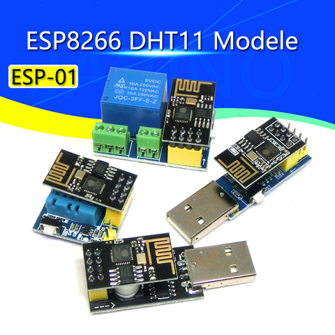 ESP8266 5V WiFi relay module DHT11 RGB LED Controller Things smart home remote control switch phone APP USB to ESP8266 Adapter ► Photo 1/6