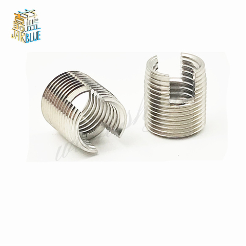 1-10pcs [M2-M20] Stainless Steel 302 Style Threaded Metal Thread Repair Insert Self Tapping Inserts Slotted Screw Threaded ► Photo 1/2