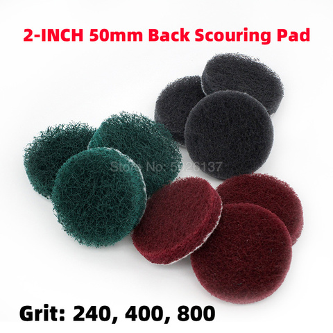 1Pcs 2-Inch 50MM Non-woven Abrasive Sanding Disc Back Rust Removal Dusting Pile Cleaning Brush Scrub Pads Scouring Pad ► Photo 1/5