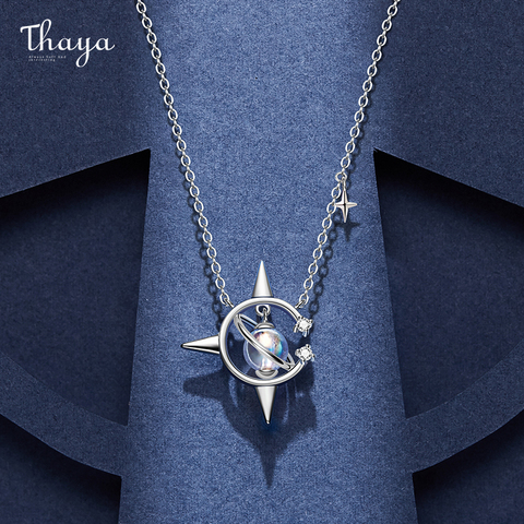 Thaya Original Design Brand Magical Series Necklace 45cm Plated 18k Gold Crystal Pendant Young Ladies  Women Fine Jewelry Gift ► Photo 1/6