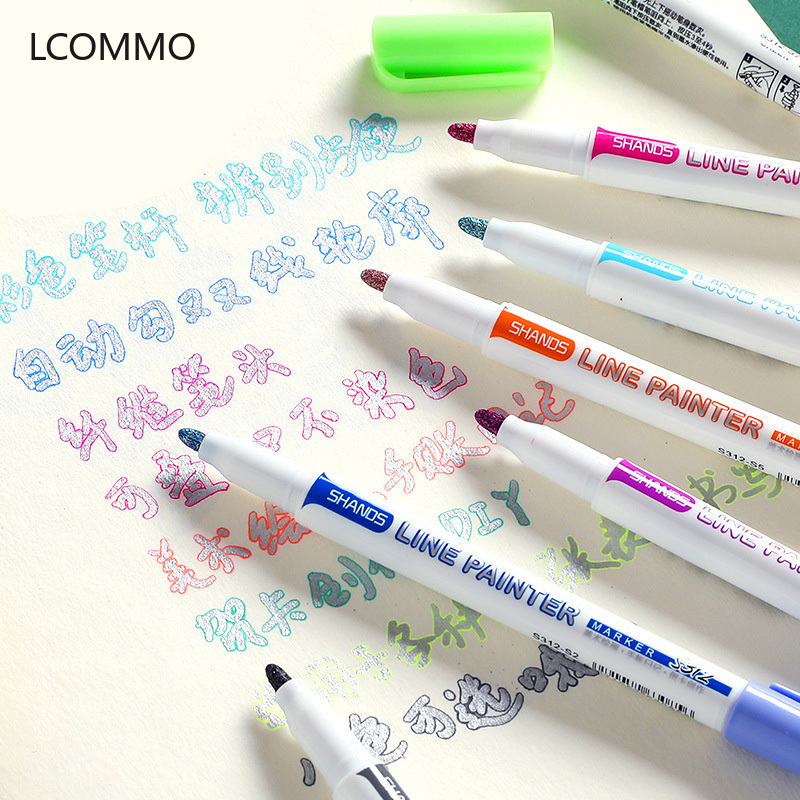 8/12pcs Marker Pen for Highlight Writing Taking Notes Drawing DIY Art  Projects Kids Adult Markers Paint Markers Highlight Pens - AliExpress