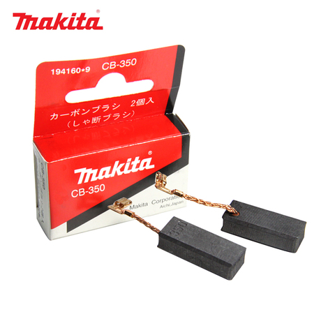 Original Makita Carbon Brushes CB350 Spare Parts 6.5x11x25mm for Electric Motor Rotary Hammer 194160-9 HR4011C HR4001C 3210FCT ► Photo 1/6