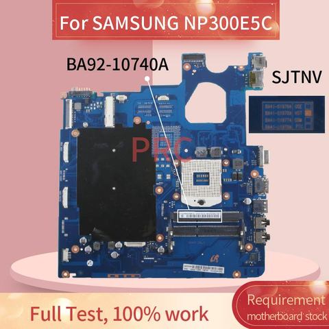 BA92-10740A For SAMSUNG NP300E5C Laptop motherboard BA41-01978A SJTNV HM70 DDR3 Notebook Mainboard ► Photo 1/6