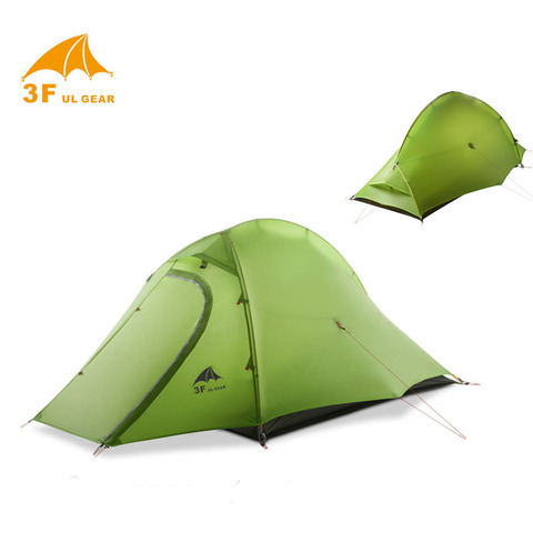 3F Gear Conqueror ultra-light 2022 new arrival camping 3 seasons 2 persons silnylon tent. ► Photo 1/6