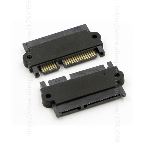 SATA 22P 7+15 Male to SATA 22Pin 7 15 Female Convertor Adapter ► Photo 1/4