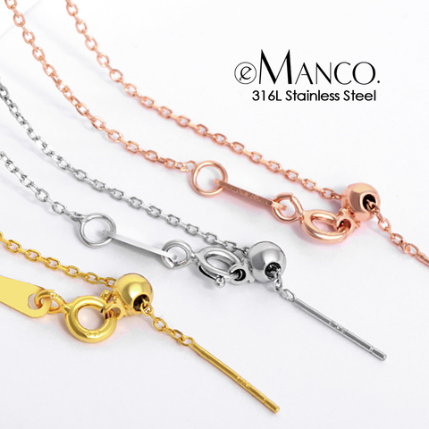 eManco adjustable gold stainless steel chain bracelets for women wholesale 316L stainless steel jewelry women bracelets ► Photo 1/5