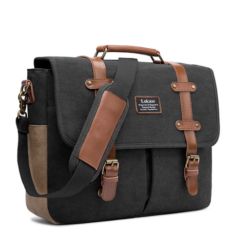Men Messenger Bags Canvas Shoulder Bag Vintage Briefcase Torebka Business Crossbody Bag Male Travel Handbag Bolso Hombre XA306Z ► Photo 1/6