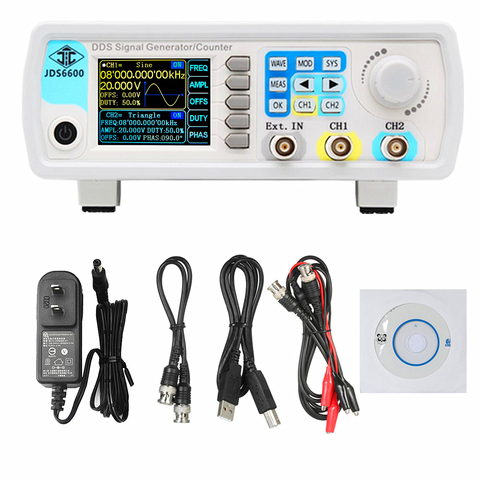 Digital DDS Signal Generator 15MHz /40MHz/60MHz Dual-Channel Function Arbitrary Waveform Pulse Sweep Frequency Meter JDS6600 ► Photo 1/3