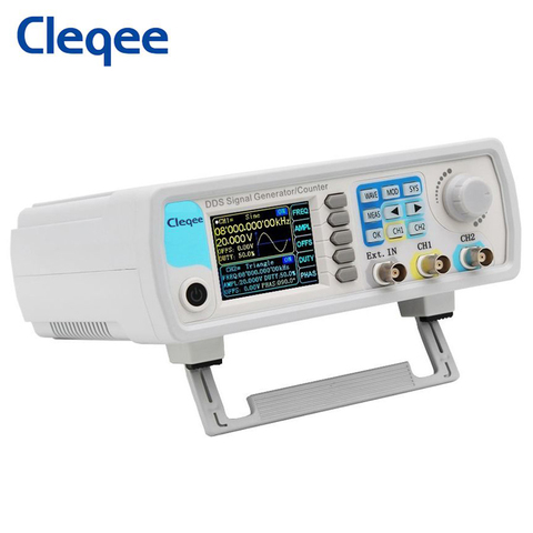 Cleqee JDS6600-60M 60MHZ Dual-channel Arbitrary Waveform Signal Generator DDS Function Counter Digital Control Frequency Meter ► Photo 1/6