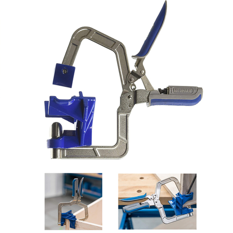 1pcs Auto-adjustable 90 Degree Right Angle Woodworking Clamp Quick Clamp Pliers Picture Frame Corner Clip Hand Tool T-Clamp ► Photo 1/6